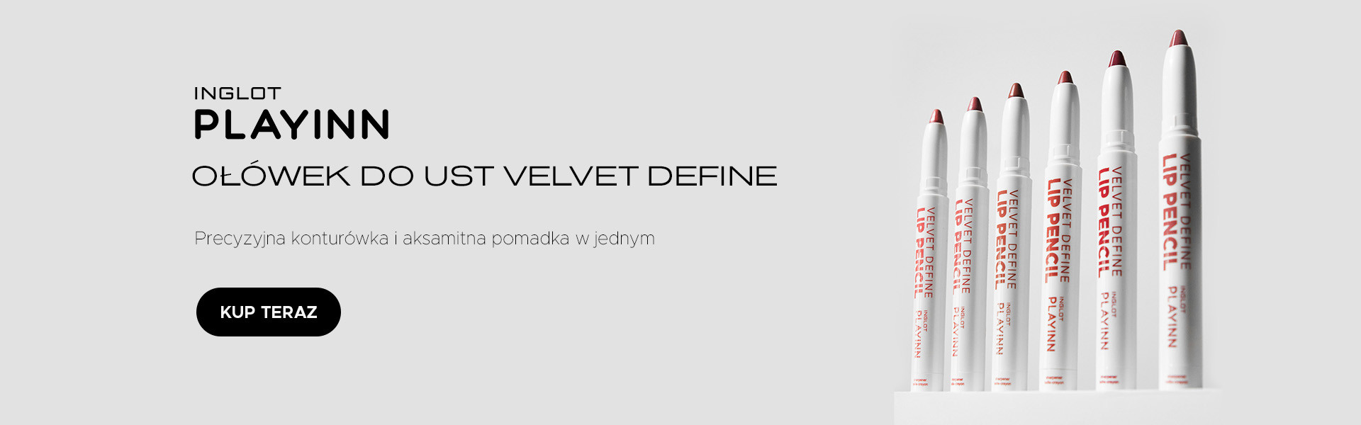 Ołówek do ust Velvet Define INGLOT PLAYINN